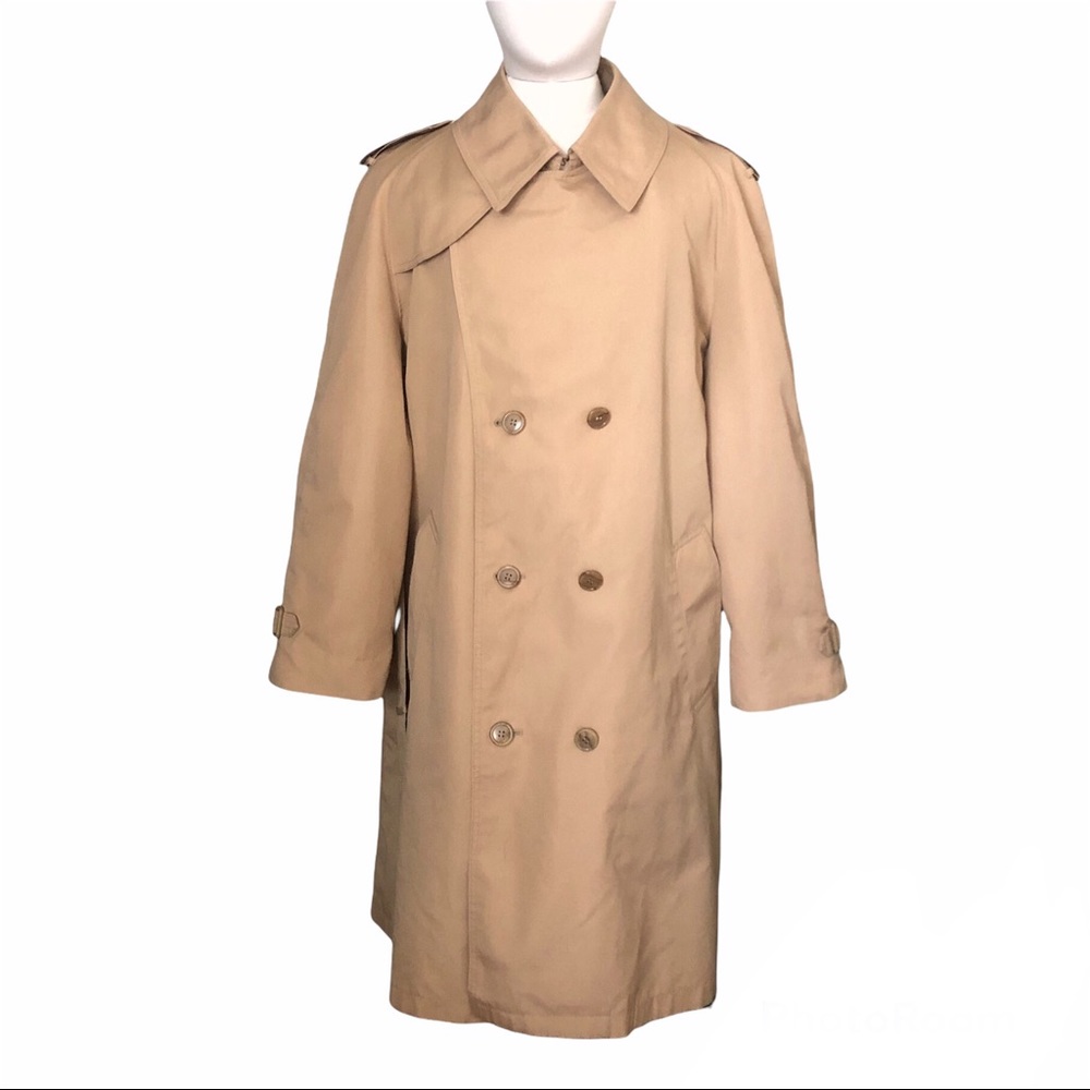 Harbor Master Kahki Mariner Trench Coat Mens